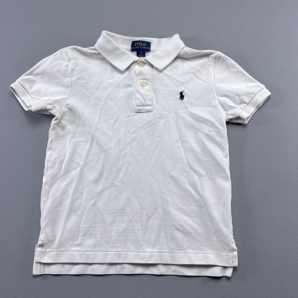Polo Ralph Lauren Shirt Kids 5 Multicolor Gingham Check Cotton Embroidered Logo